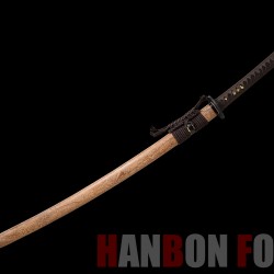 HAND MADE KATANA JAPANESE SAMURAI SWORD T10 STEEL CLAY TEMPERED HAZUYA POLISH