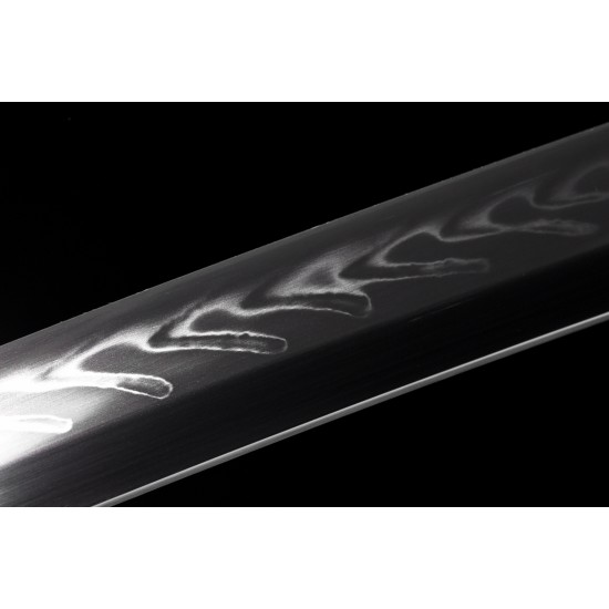 HANBON FORGE KATANA SWORD T10 STEEL CLAY TEMPERED BLADE