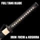 HANBON FORGE KATANA SWORD T10 STEEL CLAY TEMPERED BLADE