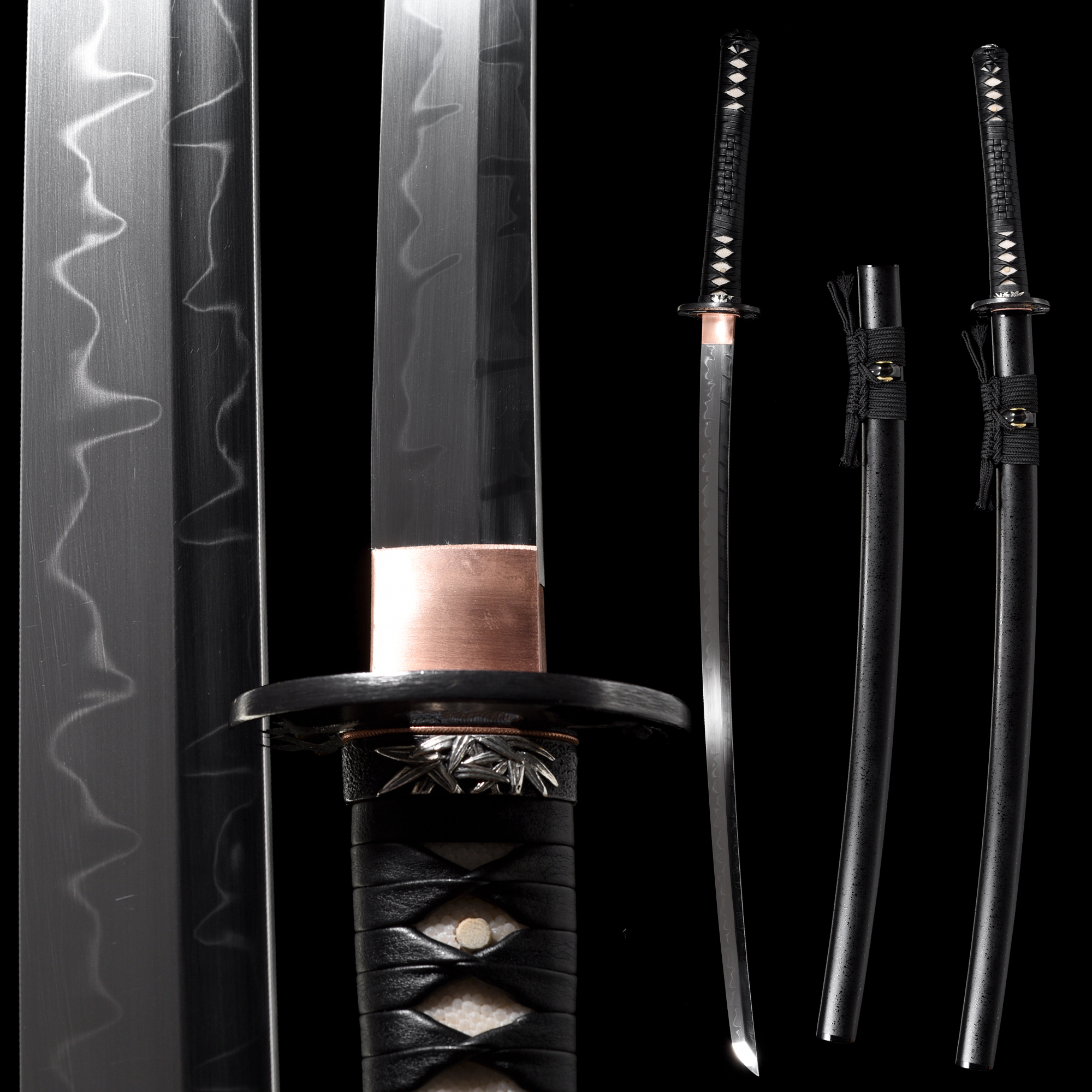 Tsubame Katana – T10 Steel, Clay Tempered with Hitatsura Hamon