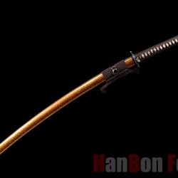 Japanese KATANA Sword T10 Steel Clay Tempered Choji Hamon Hazuya Polished Hawk Koshirae
