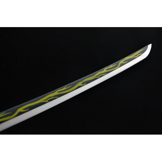 Demon Slayer Blade Anime Sword rengoku Sword Anime Original Texture Agatsuma Zenitsu Cosplay Samurai Sword