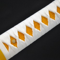 Demon Slayer Blade Anime Sword rengoku Sword Anime Original Texture Agatsuma Zenitsu Cosplay Samurai Sword