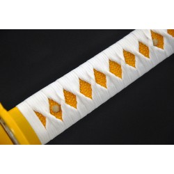 Demon Slayer Blade Anime Sword rengoku Sword Anime Original Texture Agatsuma Zenitsu Cosplay Samurai Sword