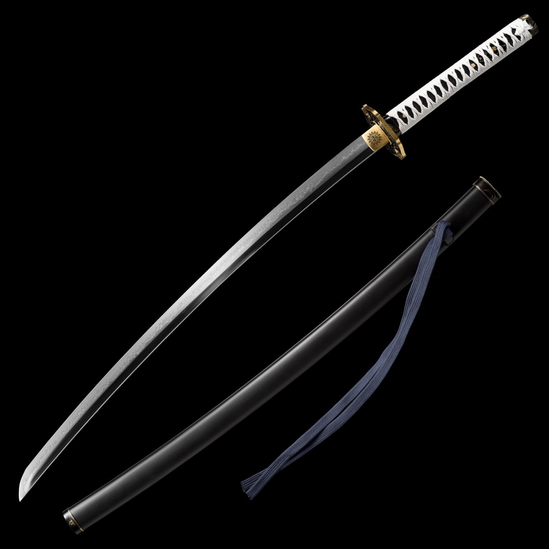 Devil May Cry 5 Vergil Samurai Katana Sword Real CHOJI HAMON Clay Tempered Yamato Replica