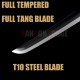 Hand Made Muichiro Tokito's Sword, Demon Slayer Katana Sword, Kimetsu No Yaiba Sword - Nichirin Sword, T10 Steel Full Tang Blade