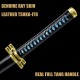 Hand Made Muichiro Tokito's Sword, Demon Slayer Katana Sword, Kimetsu No Yaiba Sword - Nichirin Sword, T10 Steel Full Tang Blade