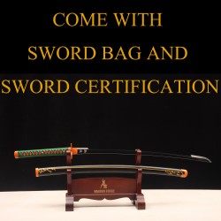 Hand Made Shinobu Kocho's Sword, Demon Slayer Katana Sword, Kimetsu No Yaiba Sword - Nichirin Sword, T10 Steel Full Tang Blade Hand Made Shinobu Kocho's Sword, Demon Slayer Katana Sword, Kimetsu No Yaiba Sword - Nichirin Sword, T10 Steel Full Tang Blade