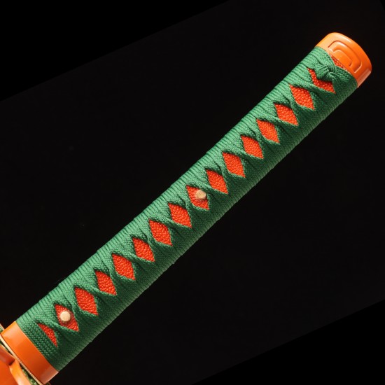 Hand Made Shinobu Kocho's Sword, Demon Slayer Katana Sword, Kimetsu No Yaiba Sword - Nichirin Sword, T10 Steel Full Tang Blade