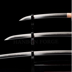 Handmade Japanese Sword Set (Katana + Wakizashi + Tanto) Choji Hamon