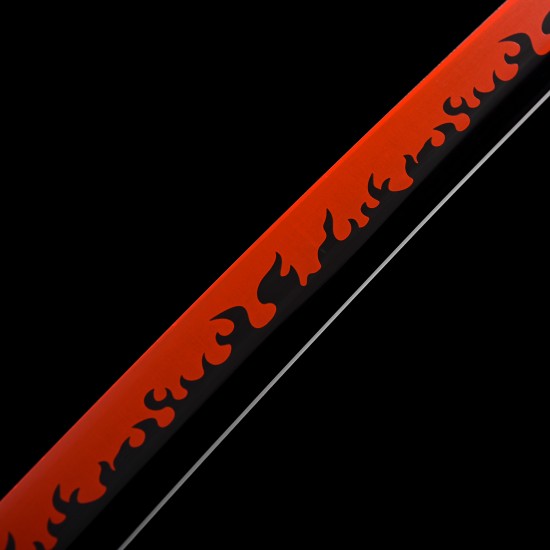 Hand Made One Piece Roronoa Zoro Enma Sword Replica Kozuki Oden's "ame No Habakiri" Katana T10 Steel Blade