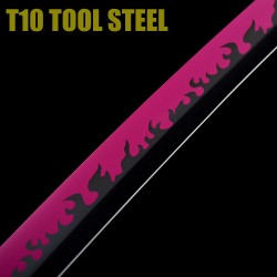Hand Made One Piece Yama Enma Sword, Roronoa Zoro Katana, Trafalgar D Water Law Anime Sword T10 Steel Blade