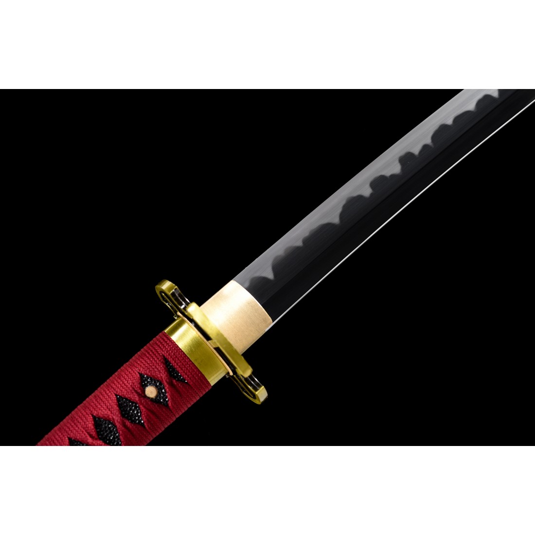 Hand Forged One Piece Sandai Kitetsu Replica Sword - Authentic Roronoa ...