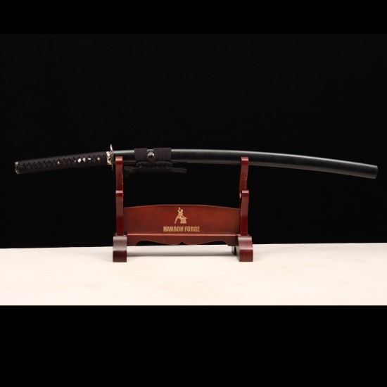 Handmade Samurai Katana Sword | T10 Clay Tempered Blade with Choji Hamon & Hazuya Polish | Snake & Bamboo Handmade Samurai Katana Sword | T10 Clay Tempered Blade with Choji Hamon & Hazuya Polish | Snake & Bamboo