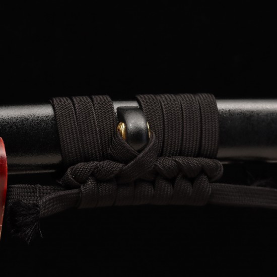 Handmade Samurai Katana Sword | T10 Clay Tempered Blade with Choji Hamon & Hazuya Polish | Snake & Bamboo Handmade Samurai Katana Sword | T10 Clay Tempered Blade with Choji Hamon & Hazuya Polish | Snake & Bamboo