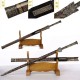 Chinese Dragon Sword Jian Folded Steel Traditional Handmade Black Blade UNSHARP