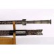 Chinese Dragon Sword Jian Folded Steel Traditional Handmade Black Blade UNSHARP