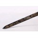 Chinese Dragon Sword Jian Folded Steel Traditional Handmade Black Blade UNSHARP