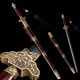 Chinese sword Jian high quality damascus folded steel peony swords straight full tang blade for sale