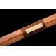 Folded Steel Chinese Han Jian Sword Clay Tempered Blade Hualee Wood Scabbard Hand Forged