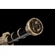 Handmade Jian Chinese Sword Folded Steel Carved Dragon Brass Fittings