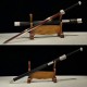 Red Han Jian Chinese Sword Damascus Folded Steel Blade Silver Plating Mountings Handmade Red Han Jian Chinese Sword Damascus Folded Steel Blade Silver Plating Mountings Handmade