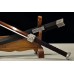 Red Han Jian Chinese Sword Damascus Folded Steel Blade Silver Plating Mountings Handmade
