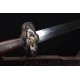 Dragon Jian Chinese Sword Hazuya Polish Blade Damascus Folded Steel