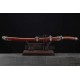 Dragon Dao Sword Chinese Damascus Steel Hazuya Polish Clay Tempered Blade Double-Hi