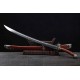 Dragon Dao Sword Chinese Damascus Steel Hazuya Polish Clay Tempered Blade Double-Hi