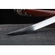 Dragon Dao Sword Chinese Damascus Steel Hazuya Polish Clay Tempered Blade Double-Hi