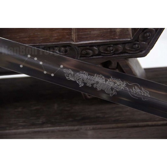 Tai Chi Sword Training Chinese Jian Stainless Steel Wushu Straight Blade