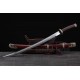 Dragon Dao Chinese Sword Damascus Folded Steel Hazuya Polishing Blade Red Wood Scabbard