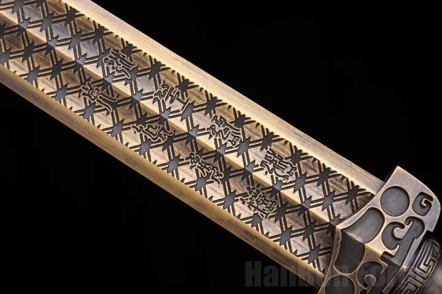 King of Yue Goujian Bronze Sword Replica Weapon Chinese Early Dynasty