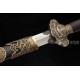 Dragon Jian Chinese Sword  Damascus Folded Steel Hazuya Polish Blade Genuine Hamon