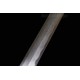 Handmade Jian Chinese Sword Damascus Steel Hazuya Polish Clay Tempered Blade 