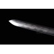 Handmade Jian Chinese Sword Damascus Steel Hazuya Polish Clay Tempered Blade 