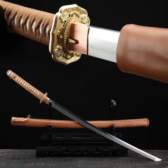 98 Type GUNTO Sabres KATANA Japanese Sword Clay Tempered Damascus Steel Blade Iron Saya traditional Hand Forged 98 Type GUNTO Sabres KATANA Japanese Sword Clay Tempered Damascus Steel Blade Iron Saya traditional Hand Forged