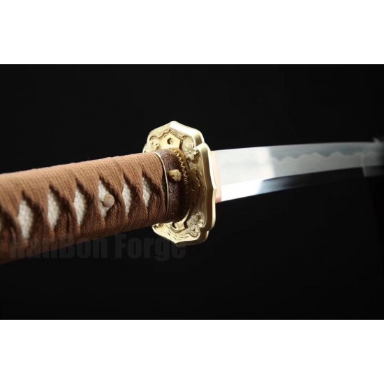 98 Type GUNTO Sabres KATANA Japanese Sword Clay Tempered Damascus Steel Blade Iron Saya traditional Hand Forged 98 Type GUNTO Sabres KATANA Japanese Sword Clay Tempered Damascus Steel Blade Iron Saya traditional Hand Forged