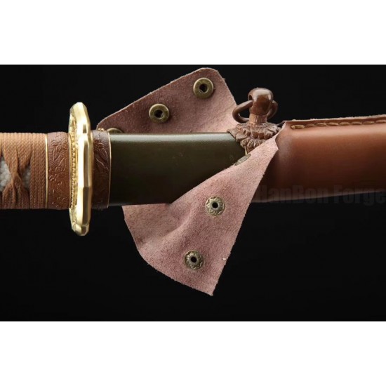 98 Type GUNTO Sabres KATANA Japanese Sword Clay Tempered Damascus Steel Blade Iron Saya traditional Hand Forged 98 Type GUNTO Sabres KATANA Japanese Sword Clay Tempered Damascus Steel Blade Iron Saya traditional Hand Forged