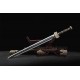 Shi Huang Jian Chinese Sword Damascus Folded Steel Ebony Scabbard