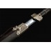 Shi Huang Jian Chinese Sword Damascus Folded Steel Ebony Scabbard
