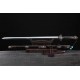 Chinese Sword Jian Damascus Steel Real Hamon Blade Hollow Brass Dragon Fitttings