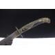 Dragon Dao Chinese Sword Sabre Clay Tempered Damascus Folded Steel Blade