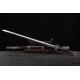 Ming Gong Jian Chinese Sword Folded Steel Blade Full Tang Ebony Scabbard Brass Fittings