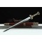 Chinese Juyuan Jian Sword Pattern Steel Clay Tempered Full Tang Straight Blade 