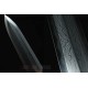 Handmade Chinese Wenjun Jian Sword Pattern Steel Blade Brass Fittings