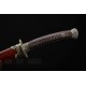 Folded Pattern Steel Clay Tempered Blade Chinese Eight Immortals Dao Sword Folded Pattern Steel Clay Tempered Blade Chinese Eight Immortals Dao Sword