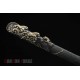 Hand Forged Japanese Saber fully rayskin saya clay tempered blade brass fittings