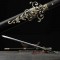 Chinese Sword Huolong Jian Dragon Sword Handmade Pattern Steel Clay Tempered Blade Copper Carved Dragon